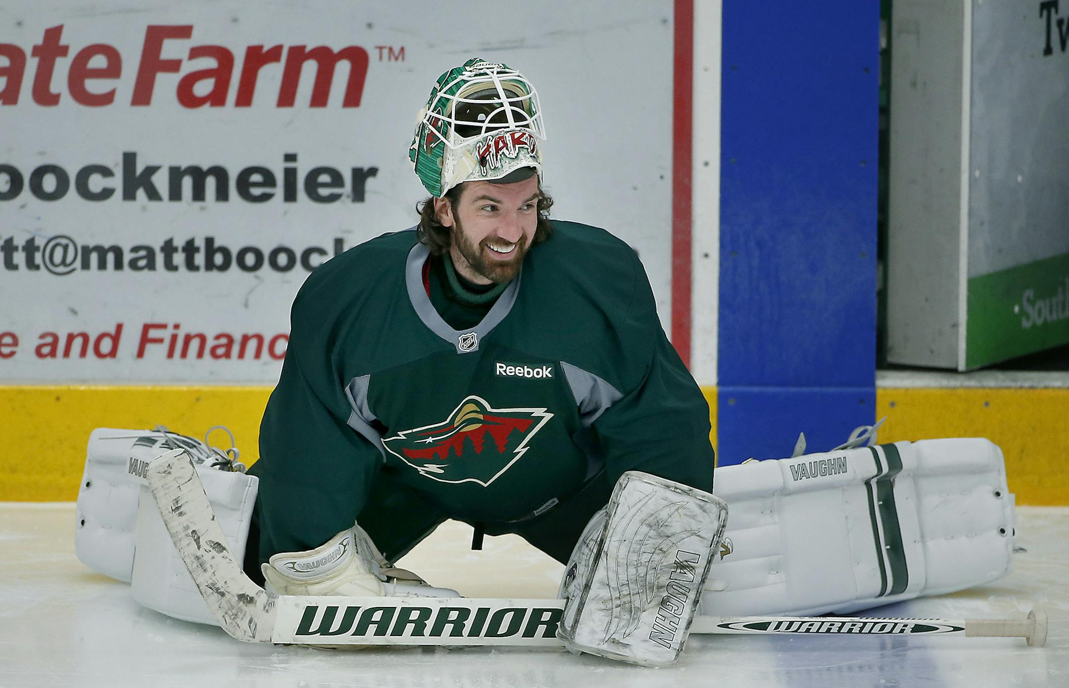 Minnesota Wild goalie Josh Harding