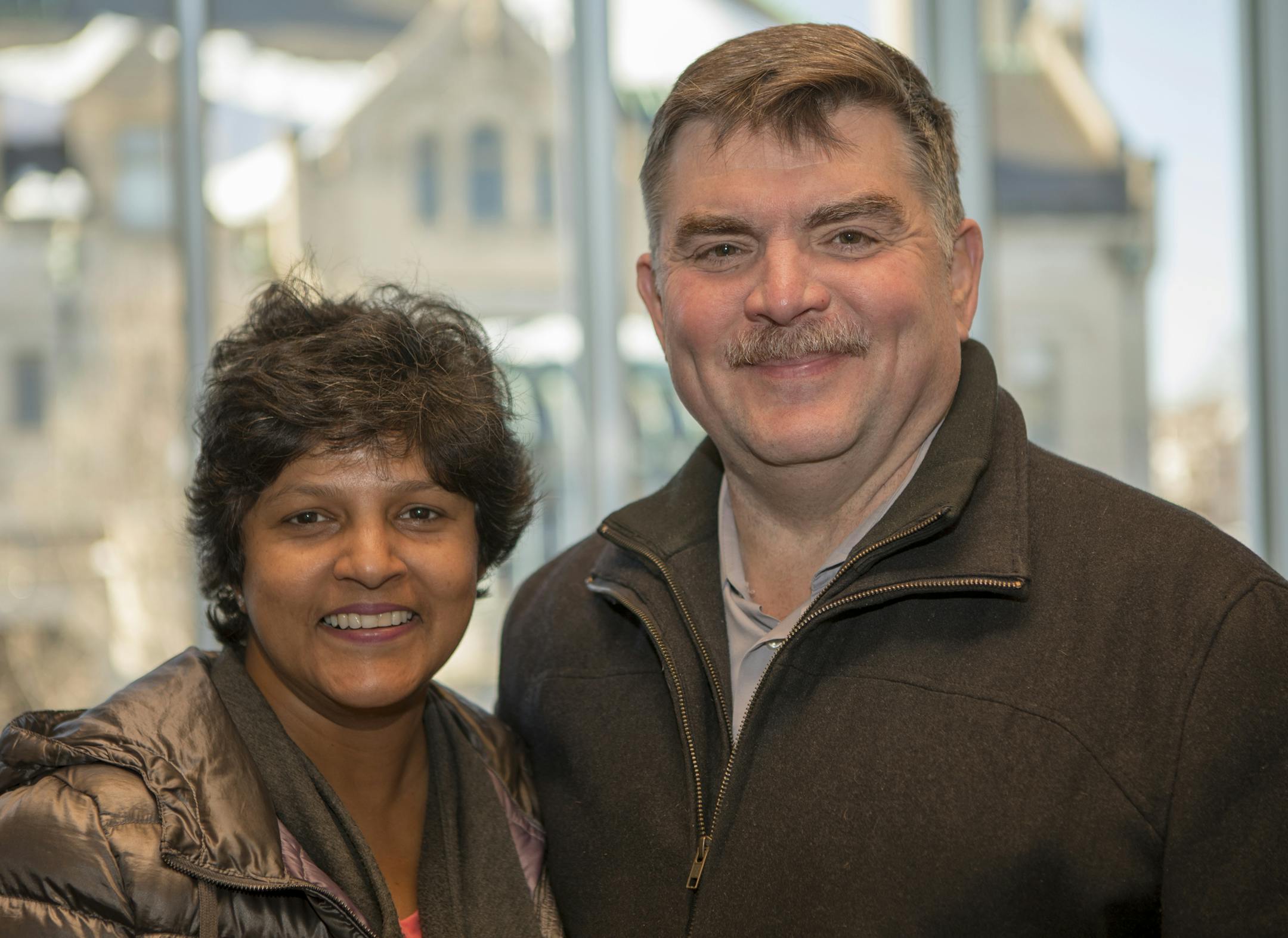 Shagu and Andrew Heal.