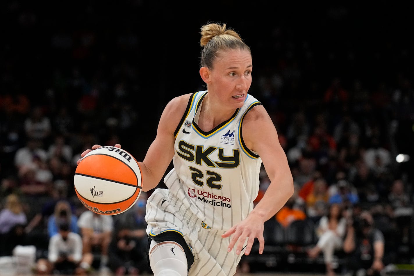 Chicago Sky guard Courtney Vandersloot during last year's WNBA Finals.