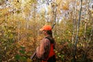Meadow Kouffeld-Hansen, a Ruffed Grouse Society wildlife biologist, hunted ruffies and woodcock last year north of Grand Rapids, Minn