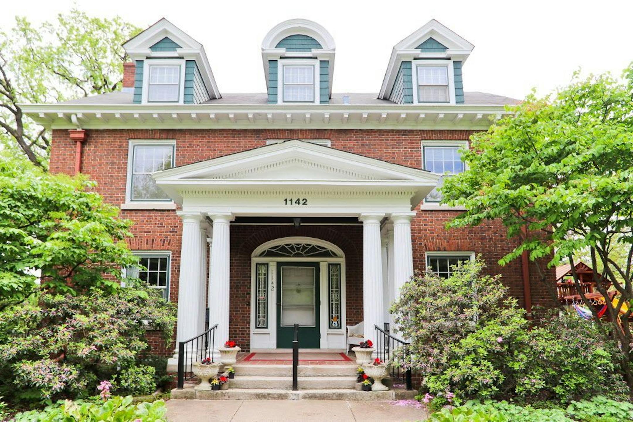 A Georgian Revival Colonial, built in 1912.
