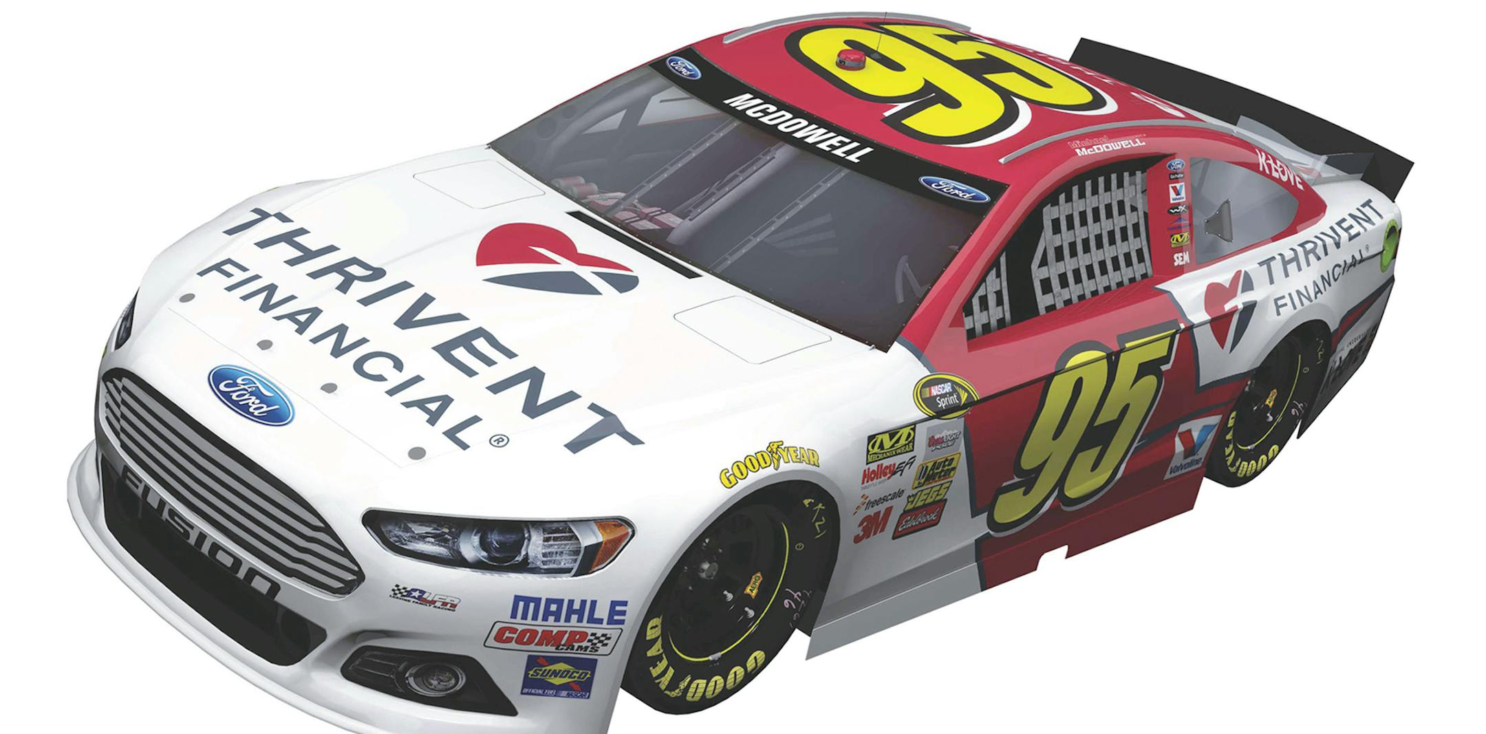 Thrivent Financial sponsored NASCR racer