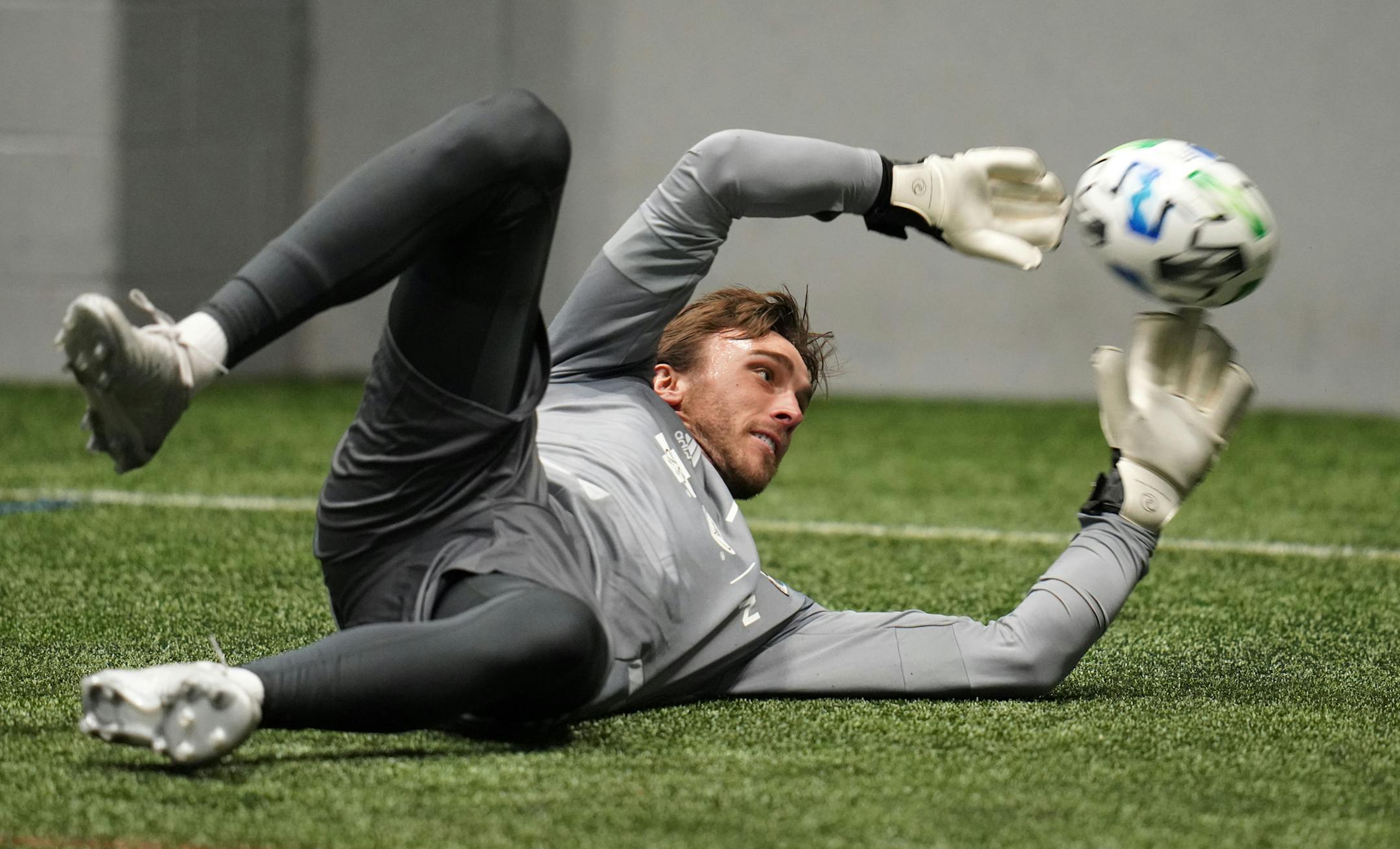 Minnesota United training. New goalkeeper Tyler Miller. ]
brian.peterson@startribune.com
Blaine, MN Tuesday, January 21, 2020