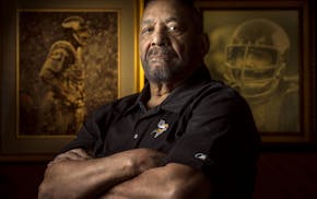 Former Viking great Jim Marshall at his home Tuesday June 6, 2017 in St. Louis Park , MN.