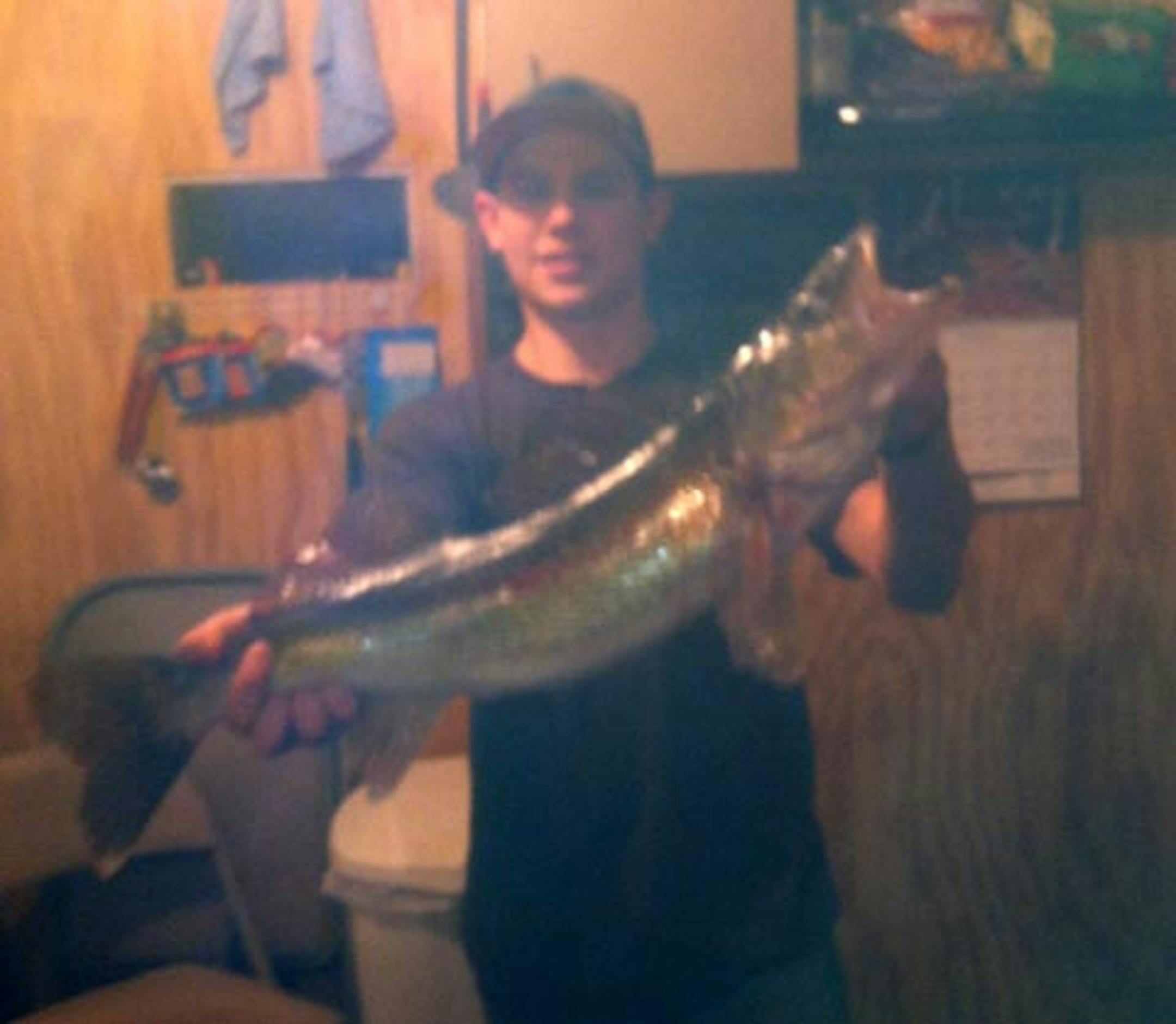 Buba sends in a nice walleye!