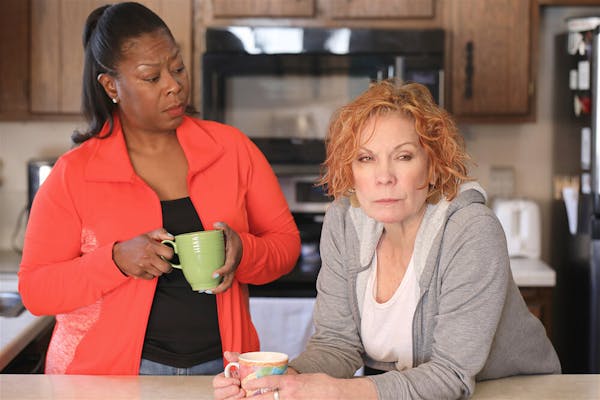 Greta Oglesby and Alison Edwards star in Jen Silverman’s two-hander, “The Roommate.”