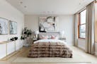 Soft hues help to make a room with hard tile floors soft and inviting. (Scott Gabriel Morris/Handout/TNS)