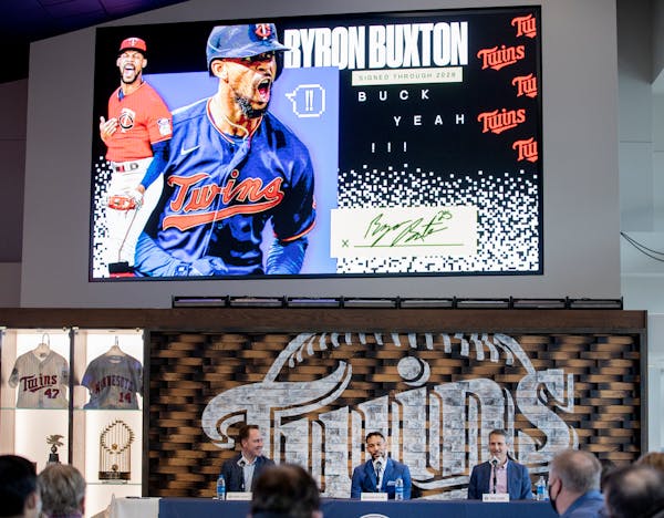 At a Target Field news conference Wednesday, Twins center fielder Byron Buxton said he tries not to overthink each trip to the plate. That’s what ML