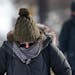 Carolyn Christofferson, a freshman at the University of Minnesota studying biomedical engineering, walked bundled up against the cold Tuesday.