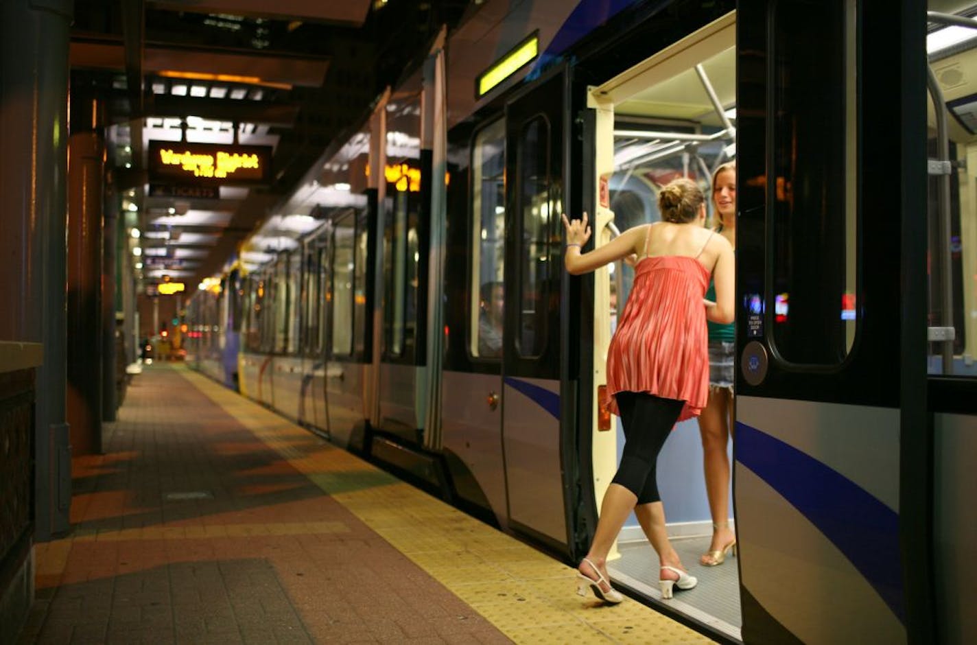 The LRT Bar Hop leaves the stations on Saturday.Minneapolis.