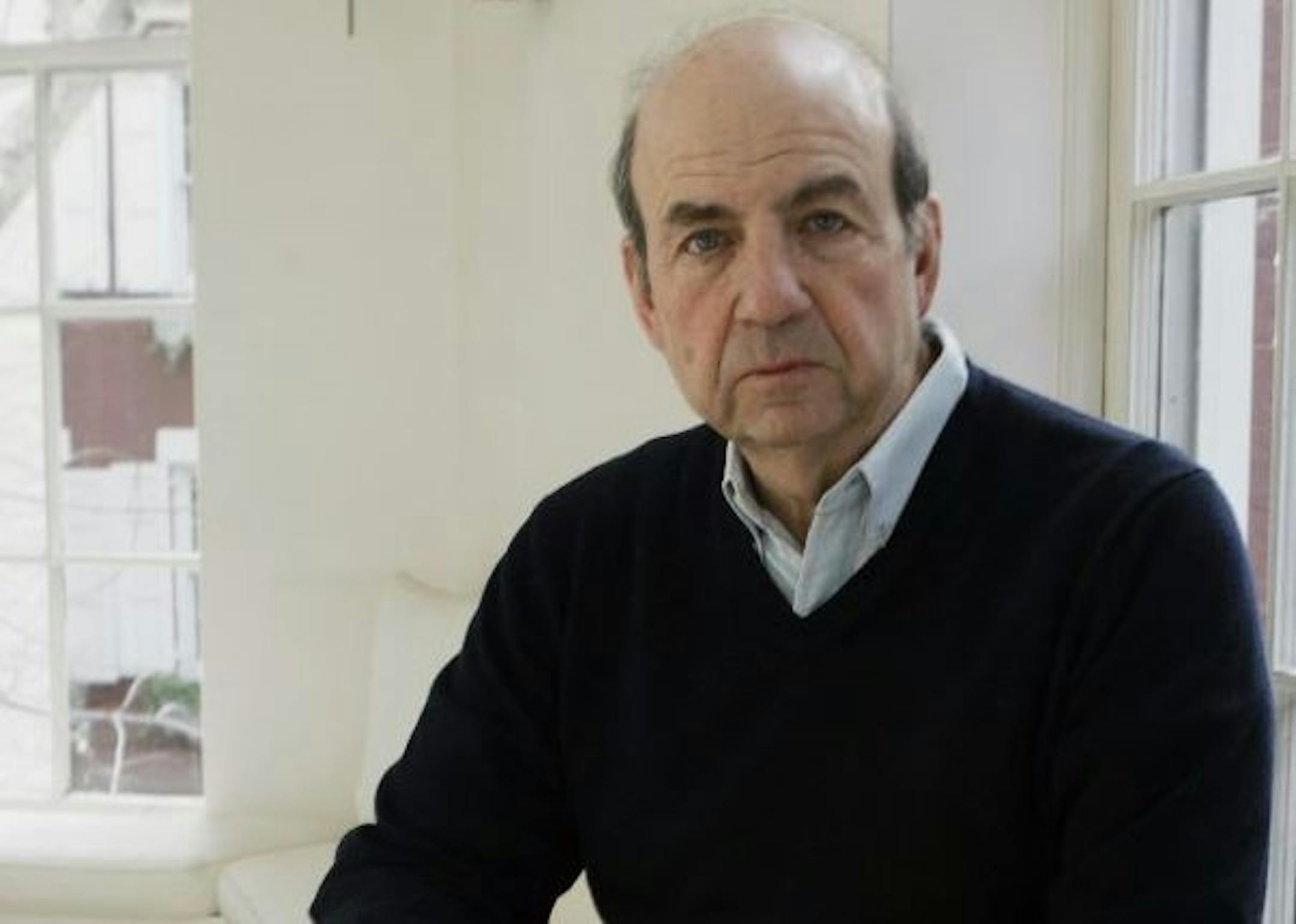 Author Calvin Trillin sits in his Greenwich Village apartment in New York Dec. 11, 2006. Trillin remembers late late wife, Alice, in the new book "About Alice." (AP Photo/Richard Drew)