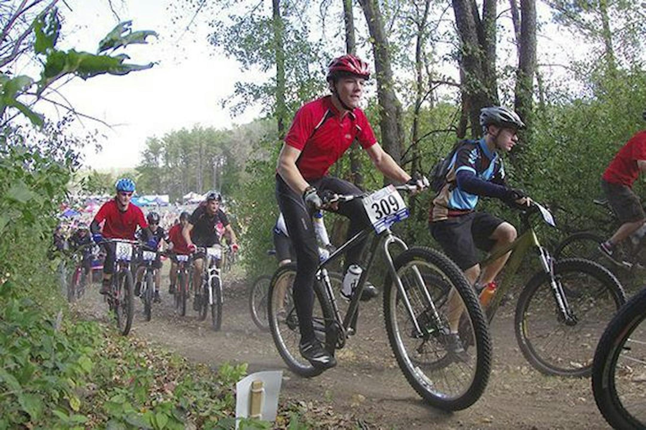 Provided by Minnesota High School Cycling LeagueHigh school mountain bike race at Whitetail Ridge.