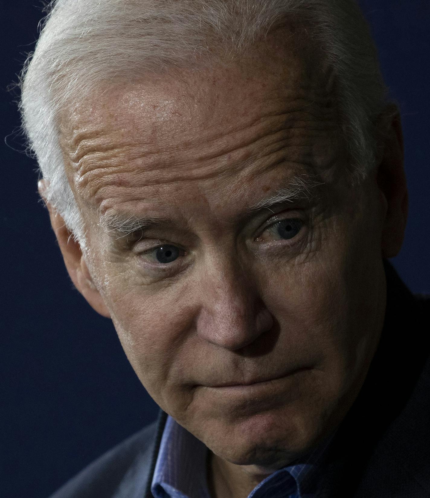 Former Vice President Joe Biden, a Democratic presidential hopeful, speaks at a campaign event in Des Moines, Iowa, Nov. 23, 2019. (Ruth Fremson/The New York Times)