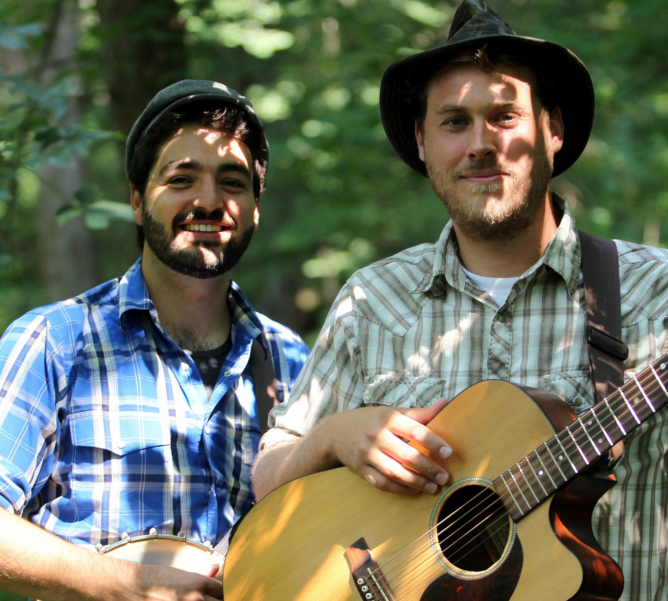 Justin Lansing and Joe Mailander of the Okee Dokee Brothers.