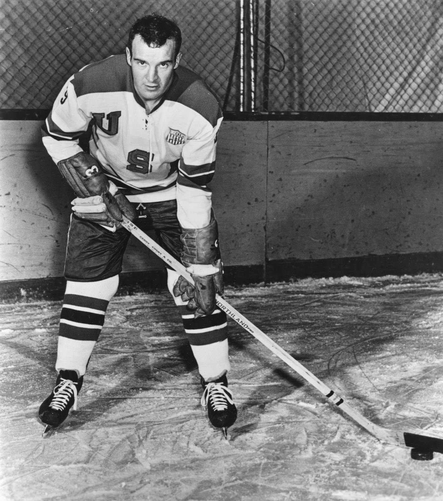 1960 U.S. Olympic hockey player Roger Christian. Handout photo.