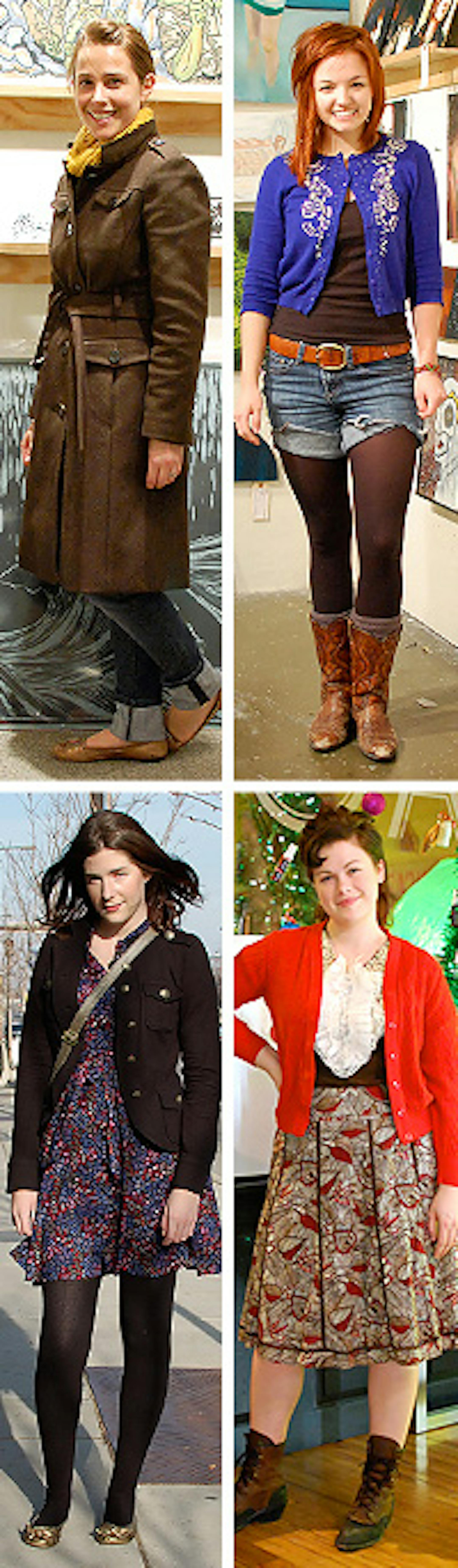 Clockwise from top - Kathryn Wade, Sheila Wagner, Sarah Decker, Melissa Peterson