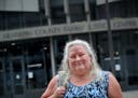 Tracy Schutt, a Hennepin County principal child support officer, stood outside her work place at the Hennepin County Family Justice Center Tuesday, Ju