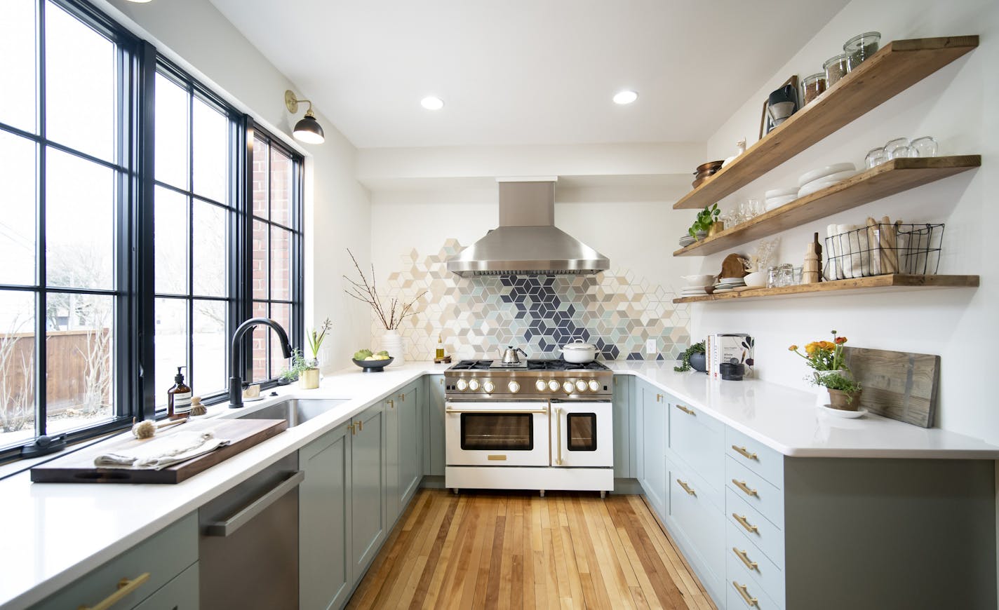 Food blogger Amanda Paa of Heartbeet Kitchen and her spouse Brian Cheney's (they asked to be called spouses not husband/wife) new kitchen renovation in Hudson, Wis., on Monday, March 9, 2020. ] RENEE JONES SCHNEIDER &#xa5; renee.jones@startribune.com