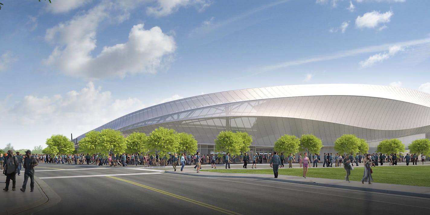 Planned soccer stadium in St. Paul