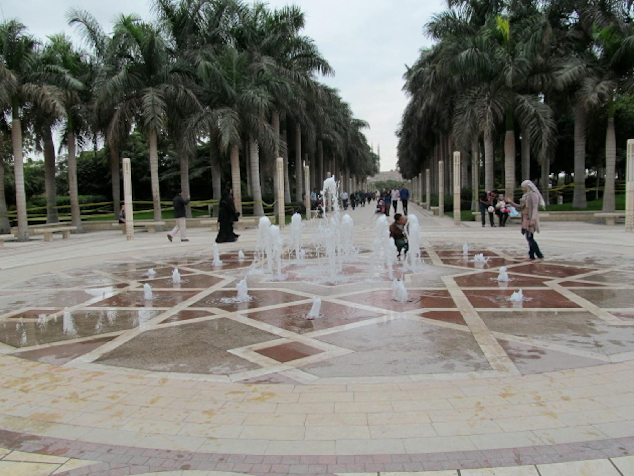 Just inside the entrance to Al-Azhar Park