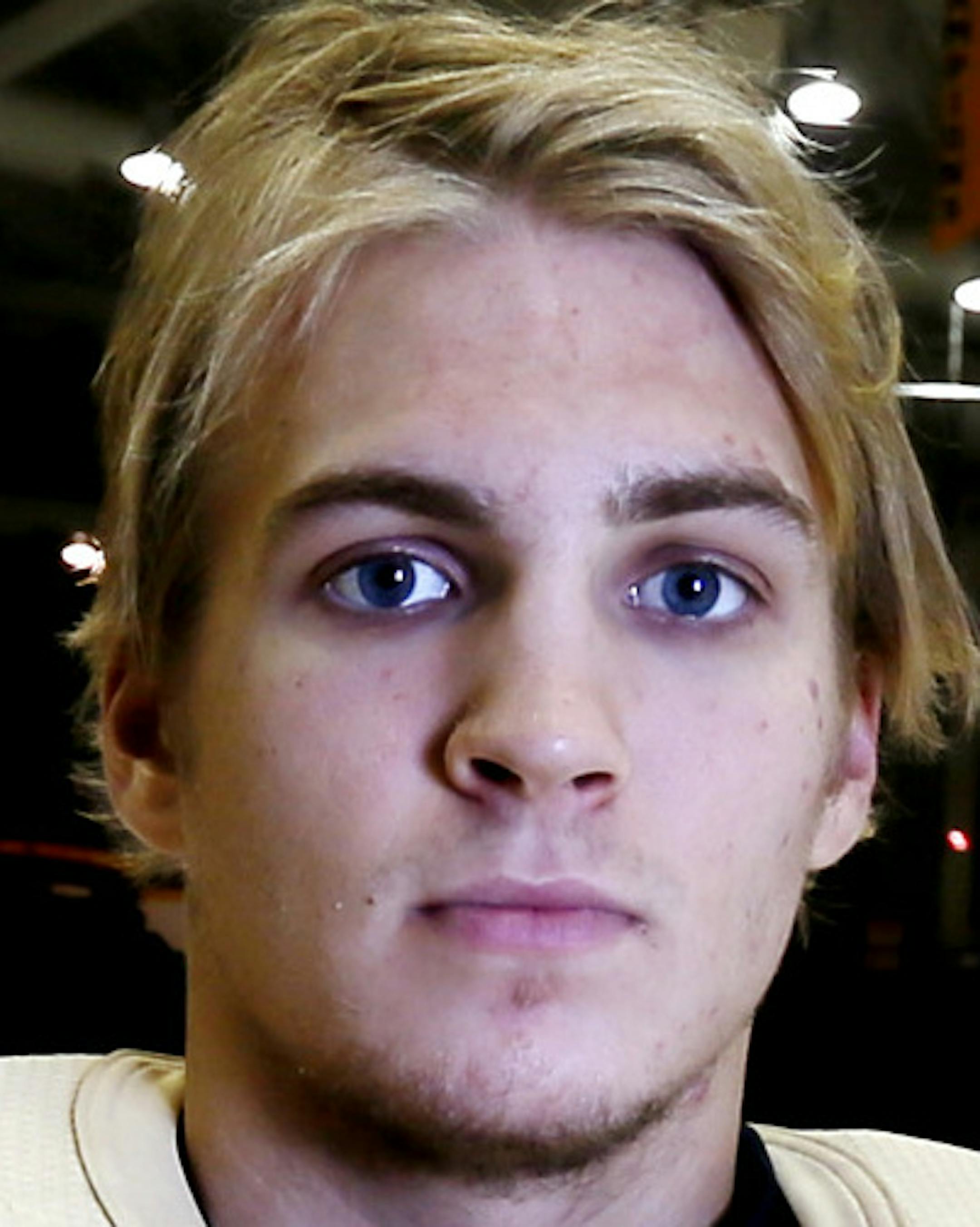 Portrait of Gophers goaltender Adam Wilcox taken the University of Minnesota Wednesday Oct. 16, 2013 in Minneapolis, MN. ] JERRY HOLT ‚Ä¢ jerry.holt@startribune.com ORG XMIT: MIN1310161441027056