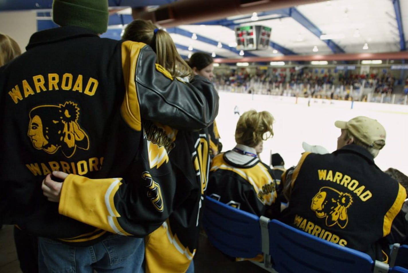 The USA Hockey Women's National Team played an exhibition game vs. the University of Minnesota at The Gardens in Warroad, Minn., in 2001.