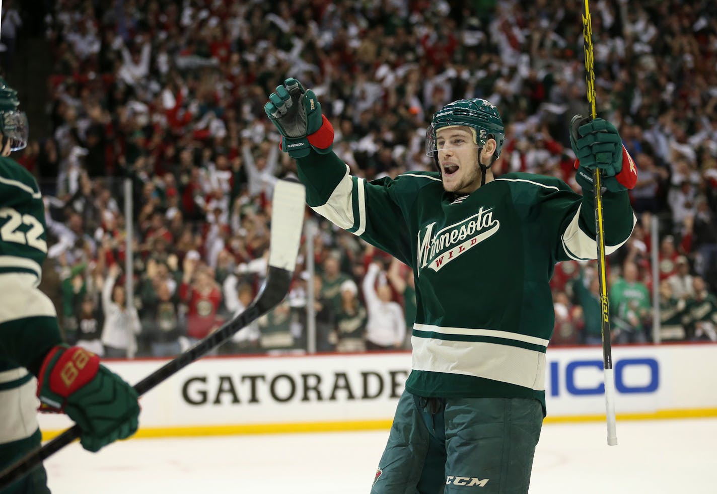 The Wild&#x2019;s Charlie Coyle, seen here last season, will try to carry momentum from his strong preseason &#x2014; he has five assists in four games &#x2014; into the regular season.