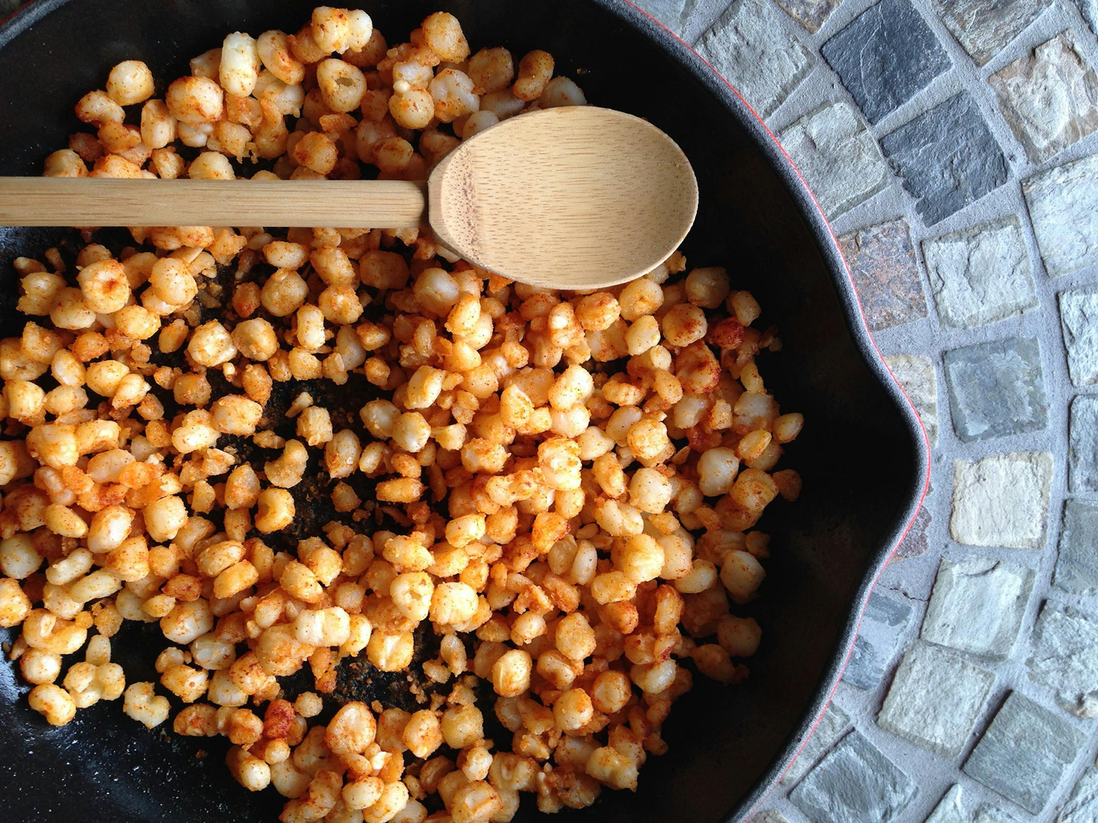 Lee Svitak Dean Toasted Giant Corn, a Brazilian snack.