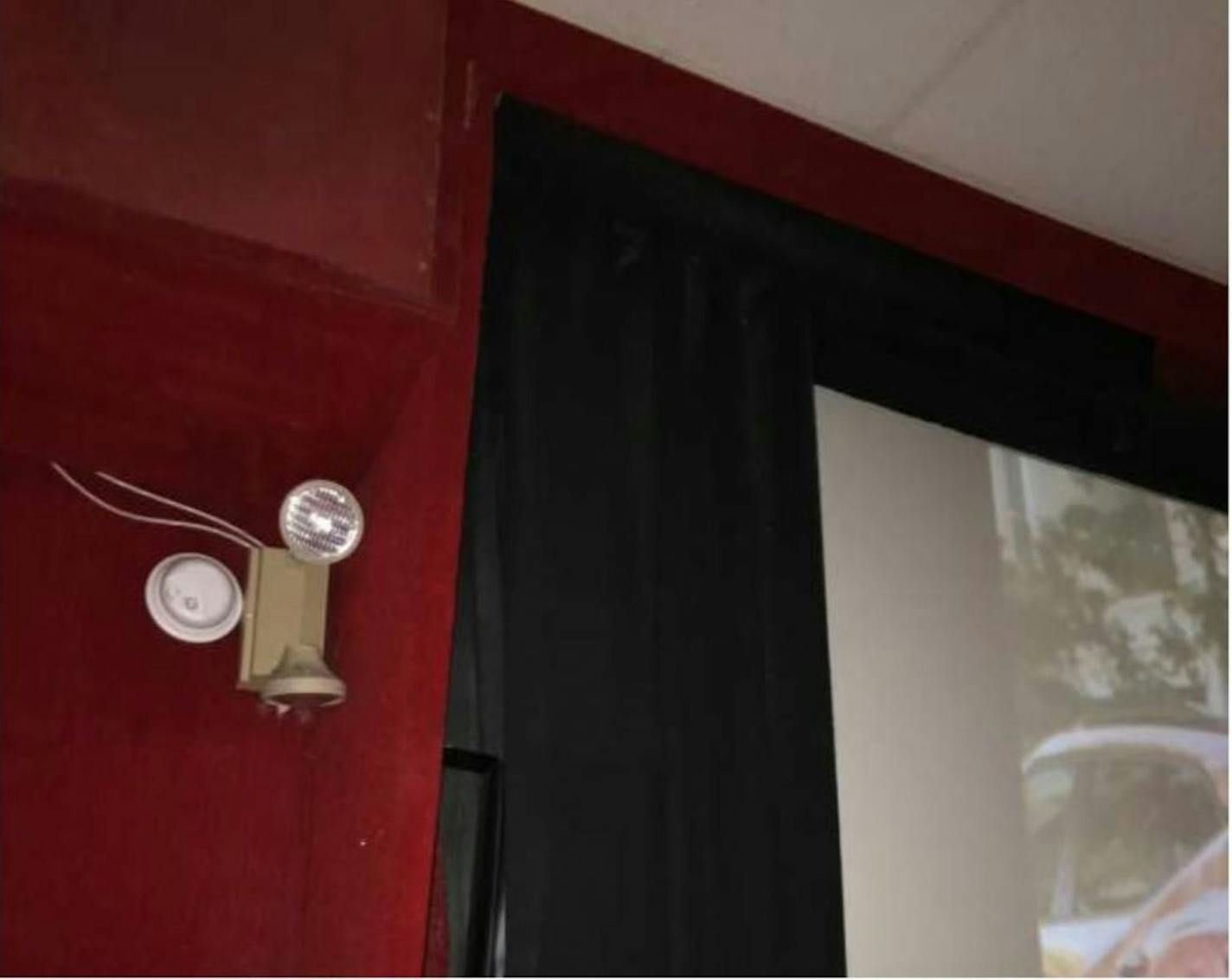 A view of the fire alarm system at the Grandview Theater in St. Paul.