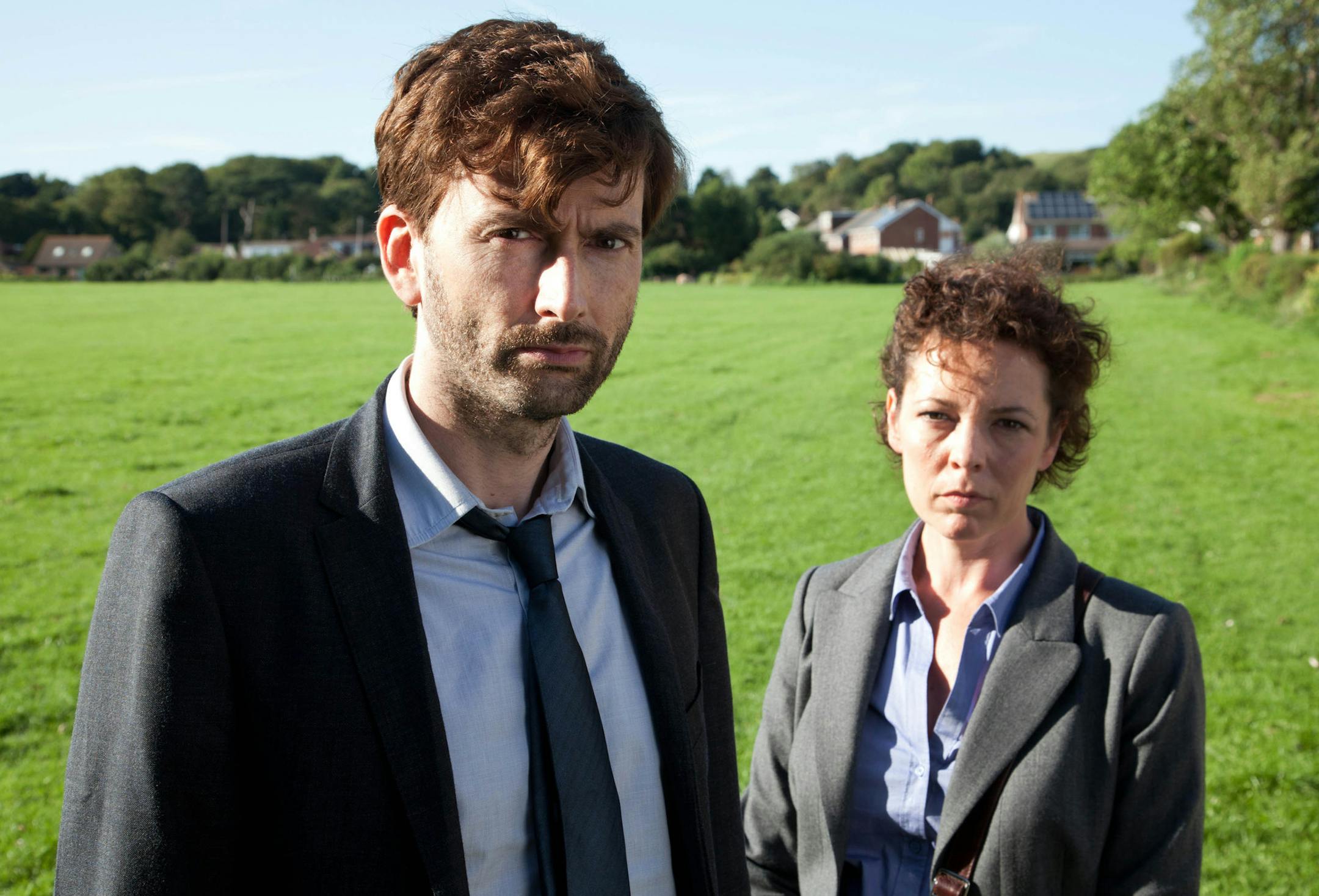 David Tennant, Olivia Colman in "Broadchurch"