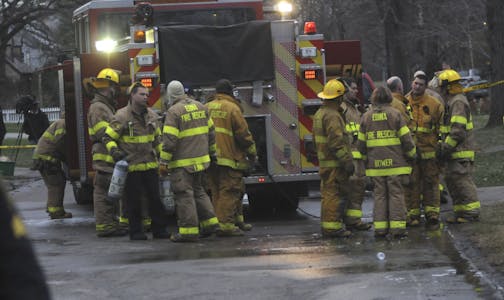 Scene of a fatal fire on Oaklawn Ave in Edina Mn..