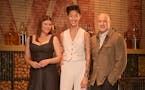 Leading the new season of "Top Chef: Wisconsin" is host Kristen Kish, center, and judges Gail Simmons and Tom Colicchio.