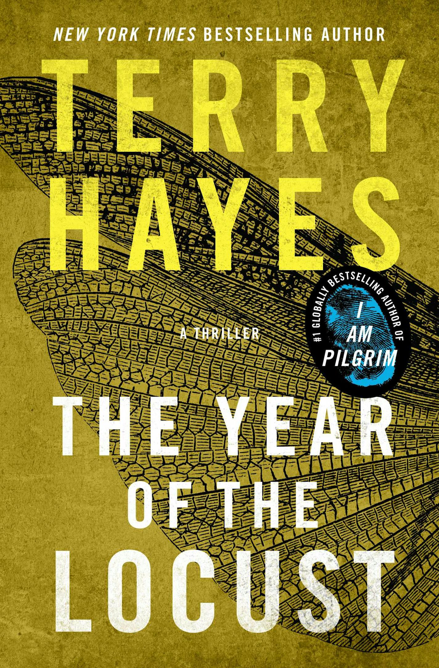 yellow cover of "The Year of the Locust"