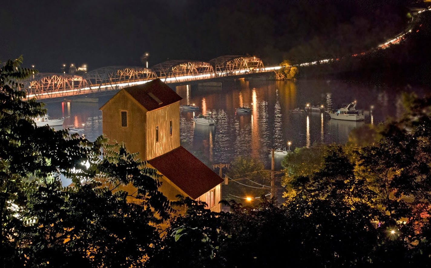 One of the many marketable views of the St. Croix River comes from Stillwater's "South Hill," a common vista for photographers.