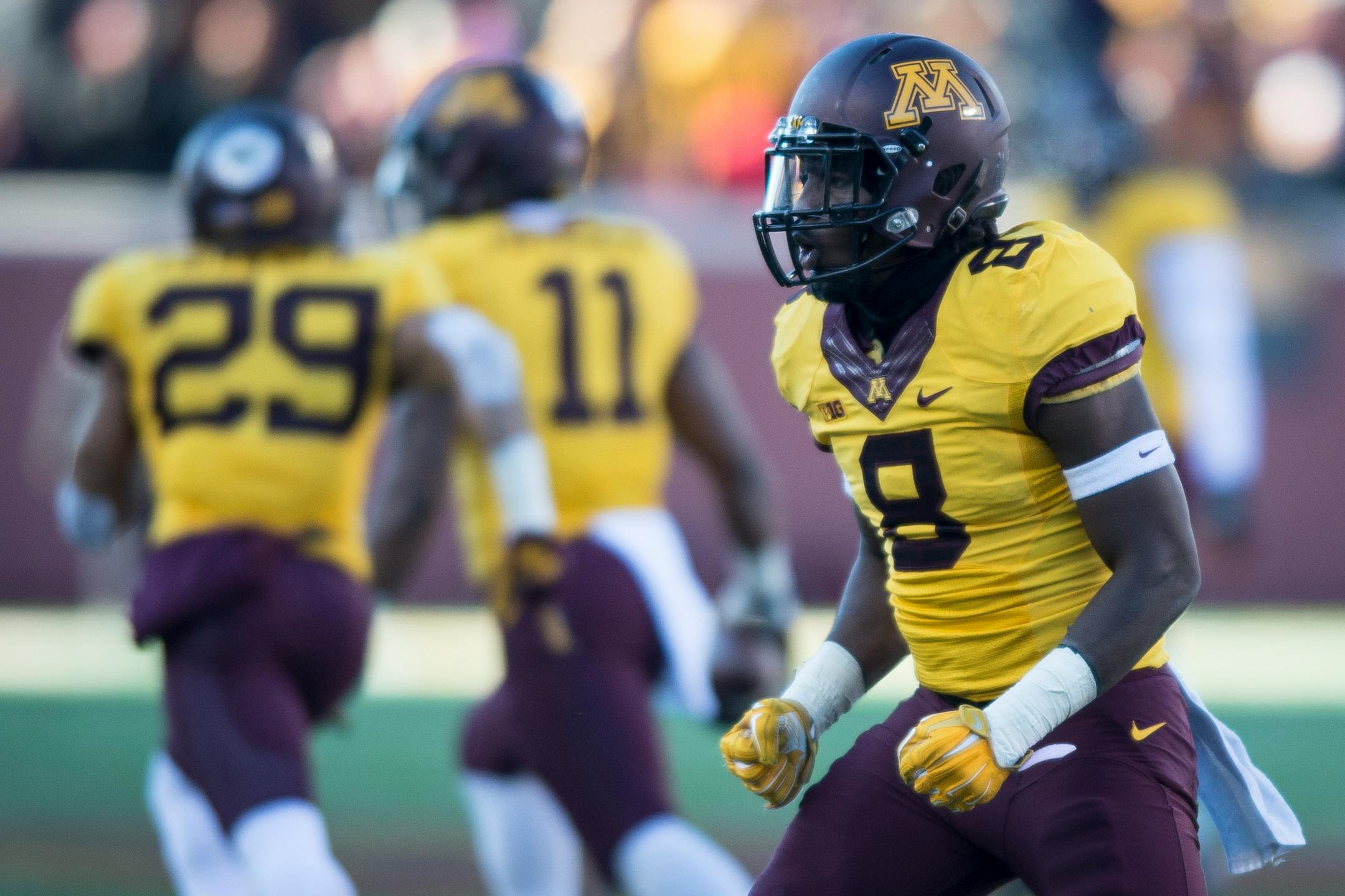 Minnesota Gophers defensive back Duke McGhee