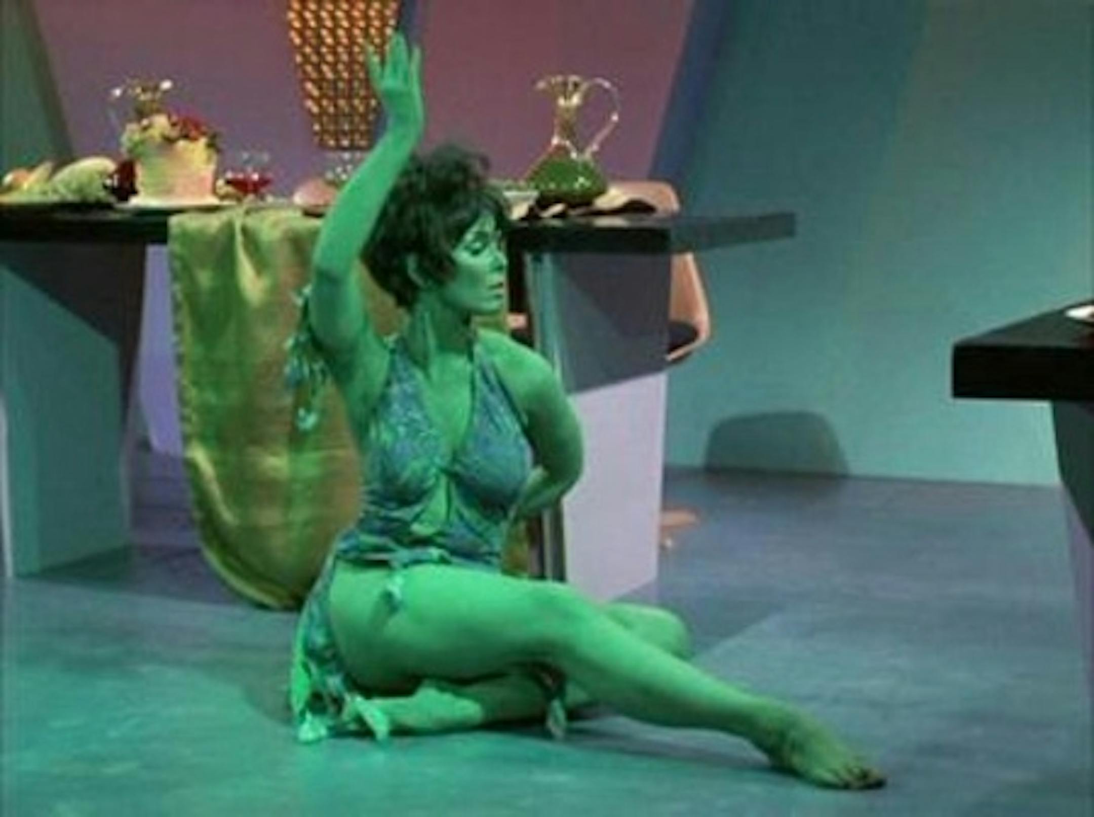 Yvonne Craig played the Orion slave girl Marta in the 1969 "Star Trek" episode "Whom Gods Destroy."