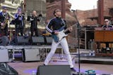 Cory Wong performs at Red Rocks Amphitheatre in Colorado.