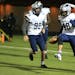 Champlin Park safety DJ Myles celebrated scoring a touchdown after blocking an Osseo punt on Oct. 15. The Anoka-Hennepin school board on Monday overru