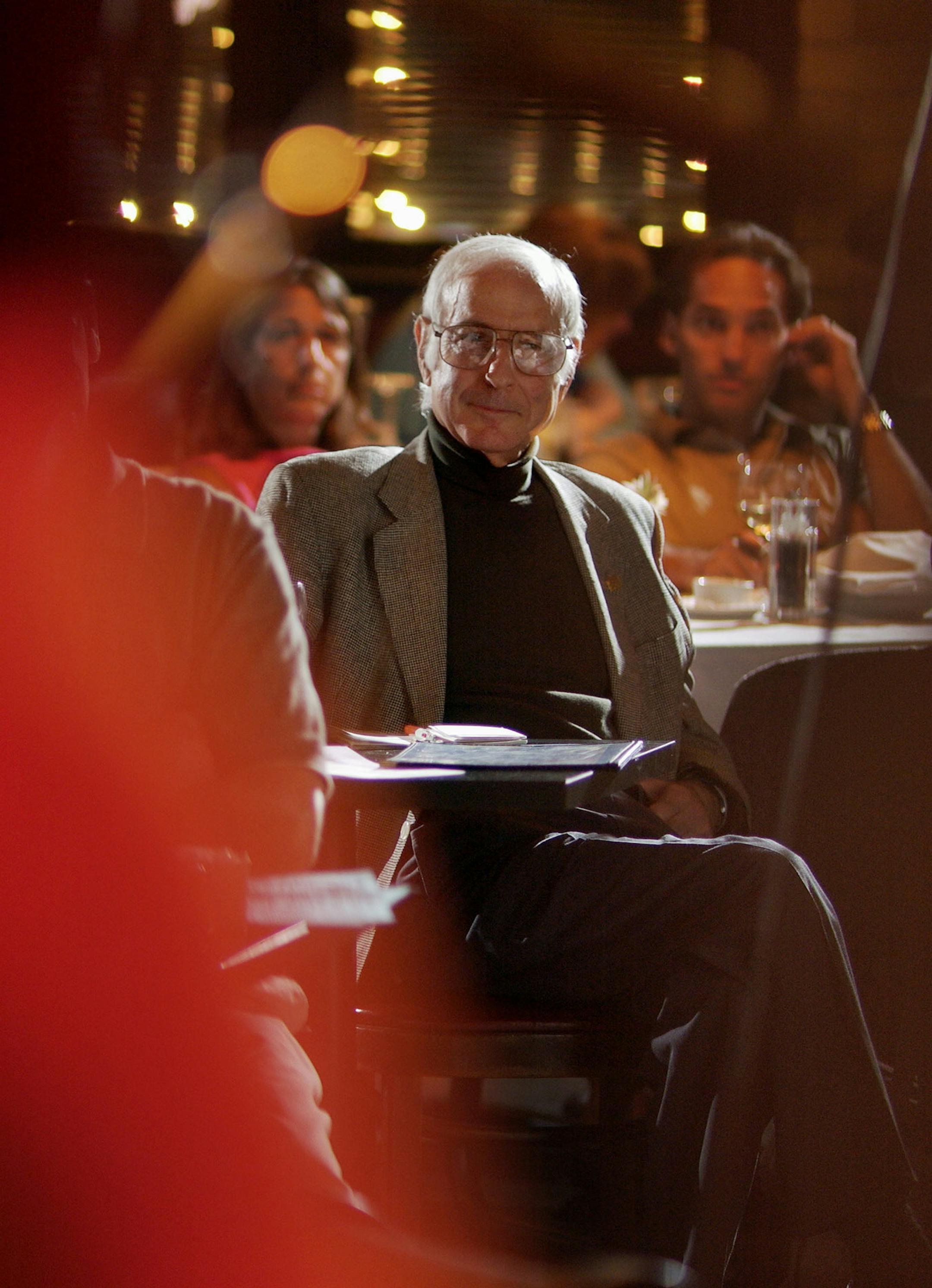 MONDAY_08/26/02_St.Paul - - - - - - - While hosting a series of performances at the Dakota Bar and Grill, Leigh Kamman listens to a Stacy Kent performance, following introducing the group.
