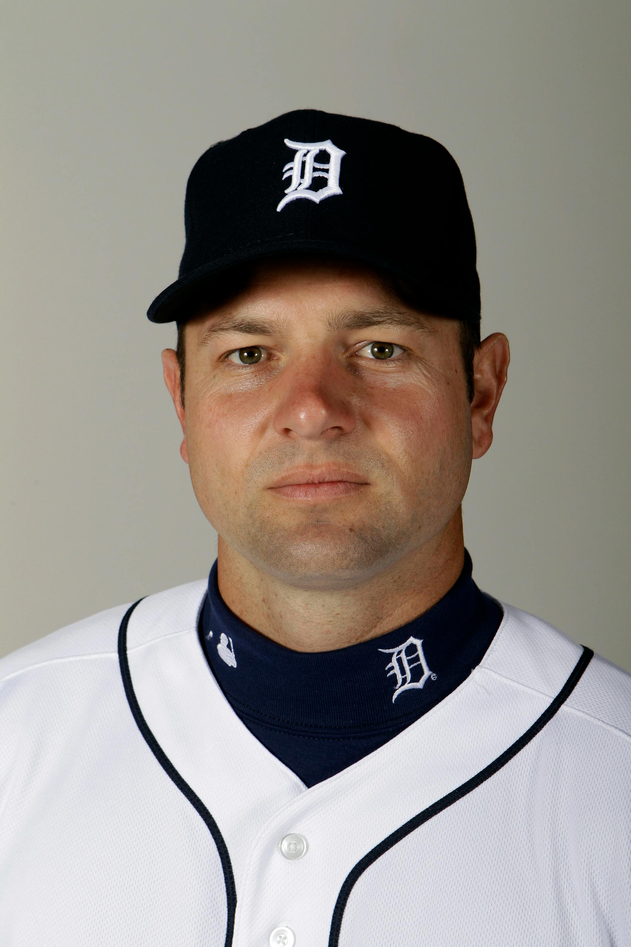 This is a 2011 photo of pitcher Brad Thomas of the Detroit Tigers baseball team. This image reflects the Tigers active roster as of Monday, Feb. 21, 2011, when this image was taken. (AP Photo/Charlie Neibergall)