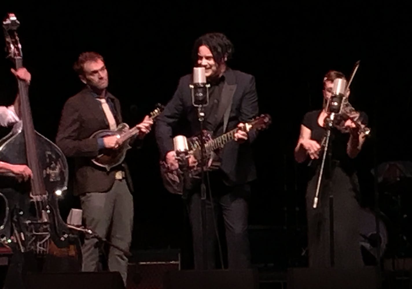 Jack White performed at A Prairie Home Companion.