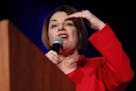 Democratic presidential candidate Amy Klobuchar was at the Clark County Democratic Party "Kick-Off to Caucus 2020" event on Saturday in Las Vegas.