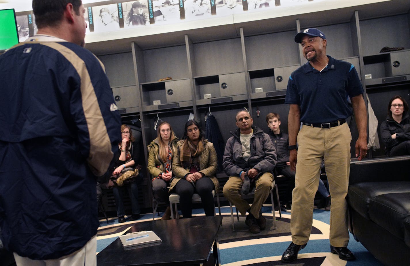 General manager Angelo Baker and pitching coach Ramon Gonzalez are played by Lester Purry and Pedro R Bayon, R to L.] Mixed Blood staging at CHS Field of the drama "Safe at Home" a play about baseball and immigration that is set in an actual baseball stadium. RICHARD TSONG-TAATARII &#xef; richard.tsong-taatarii@startribune.com