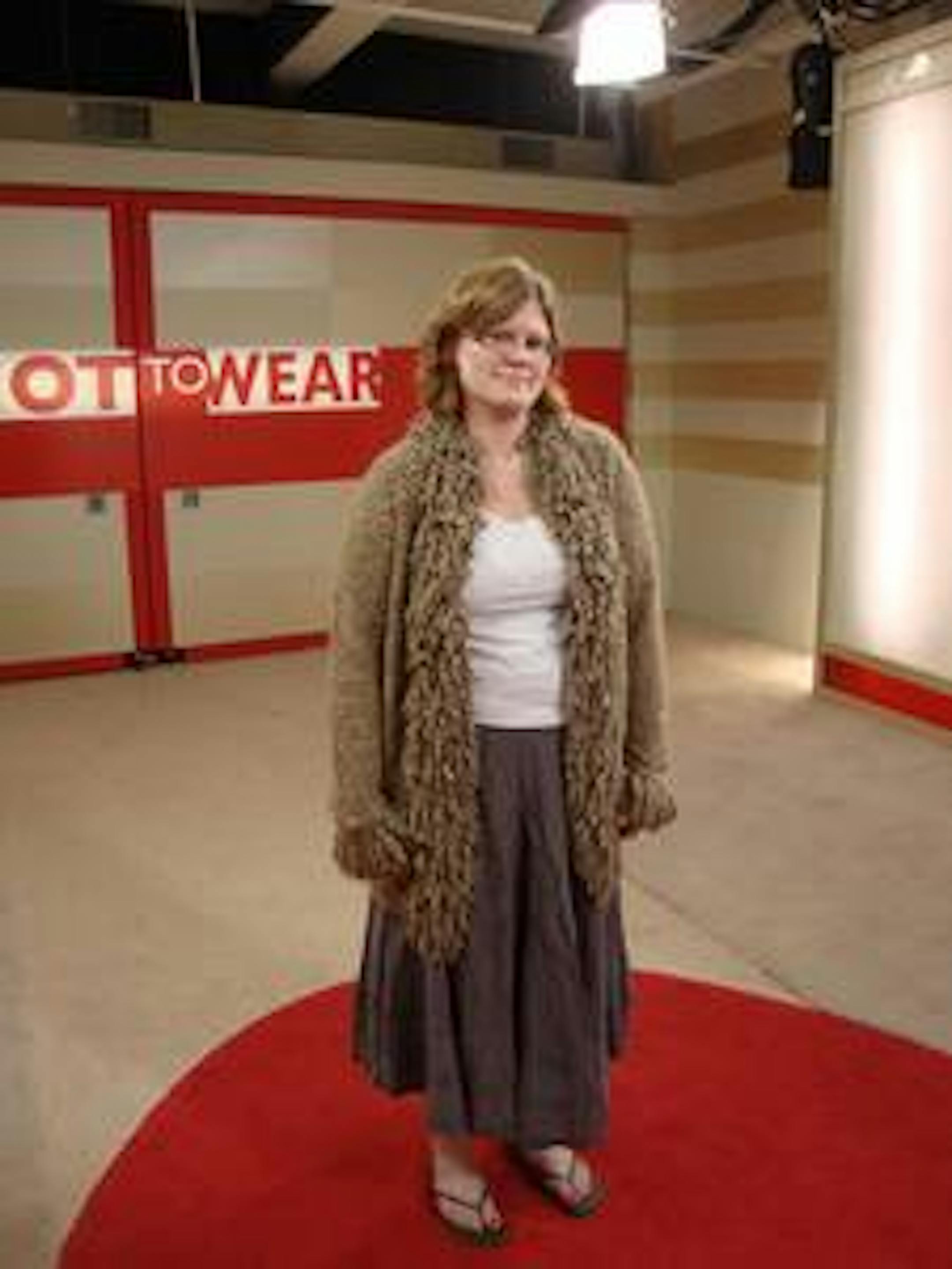 Pre-makeover candidate on "What Not to Wear"