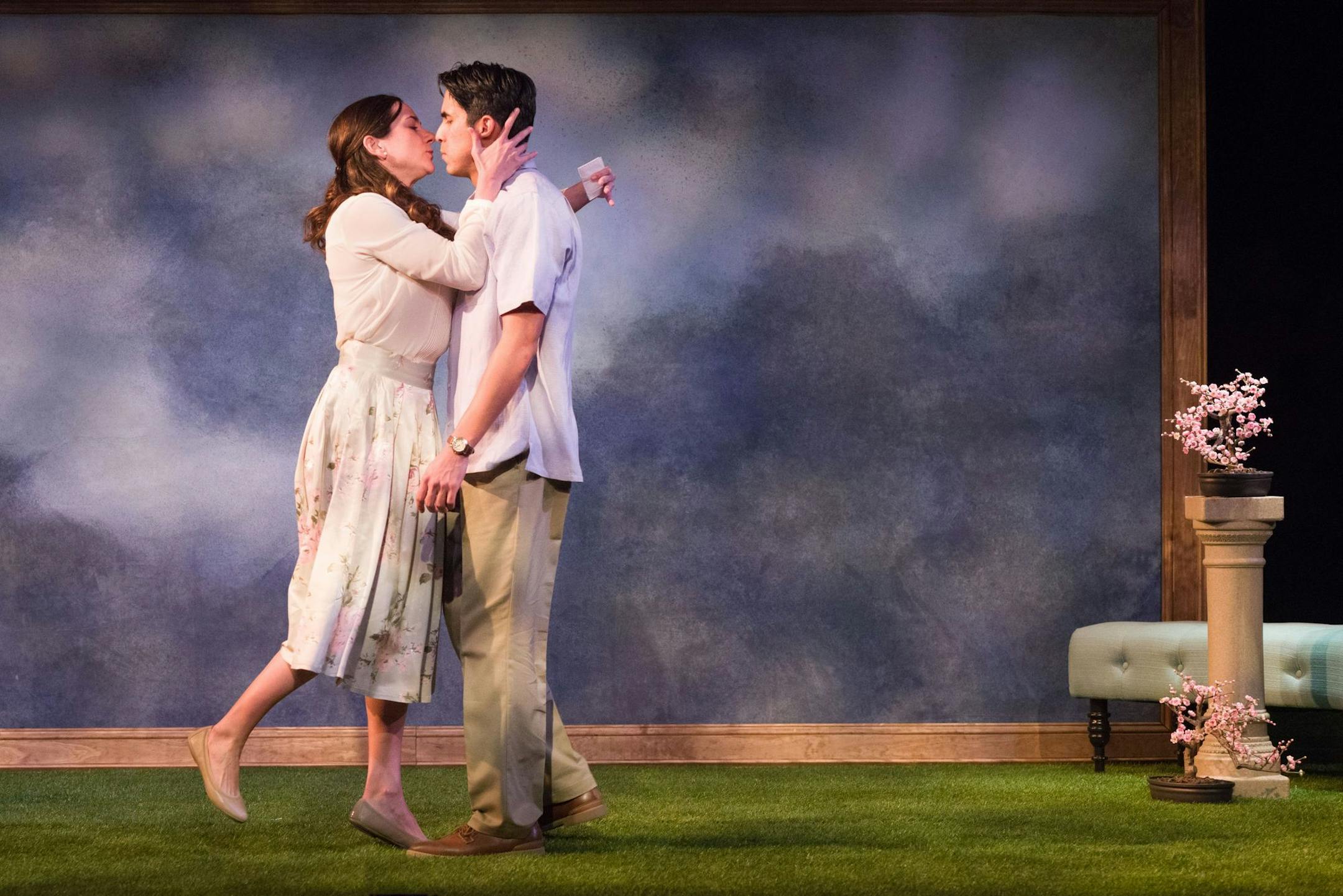 Mariana Fernández and Israel López Reyes in "Corazon Eterno" at Mixed Blood Theatre. (Photo by Rich Ryan)