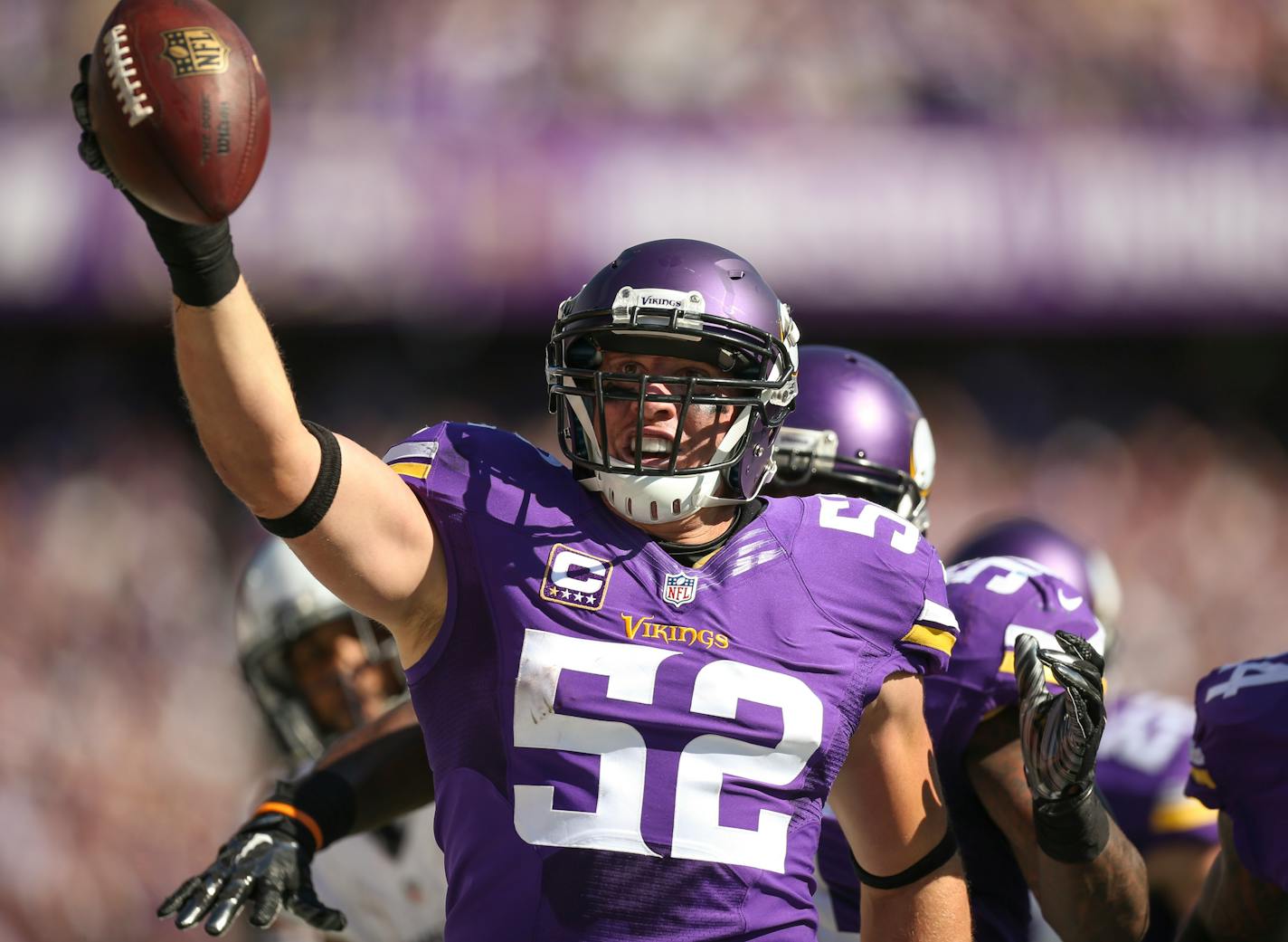 Vikings linebacker Chad Greenway, 33, made it clear 2016 will be his last season.