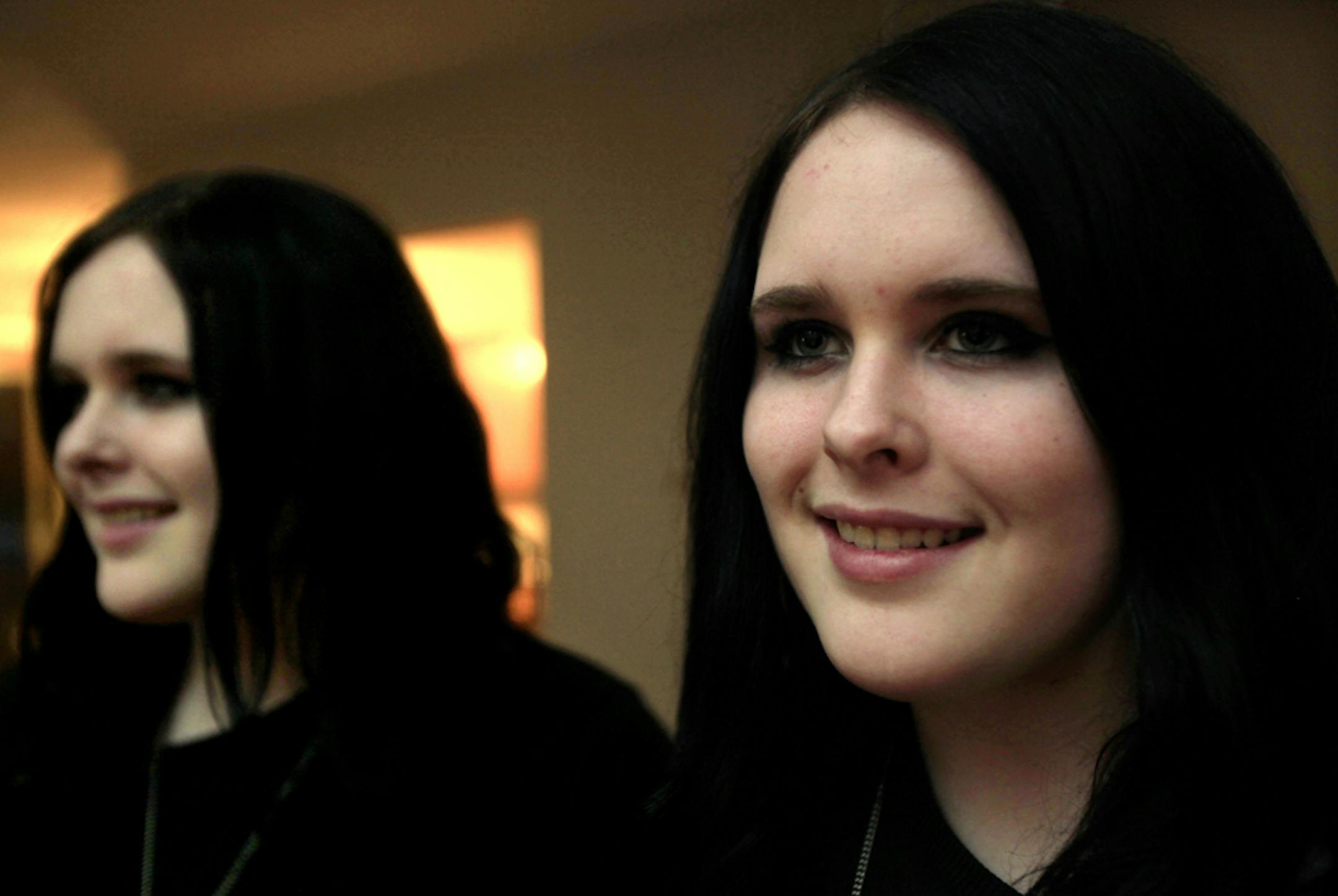 Lane Geldert, 16, a Champlin Park High sophomore, says "things are a lot better" a year after she and five others sued the school district.