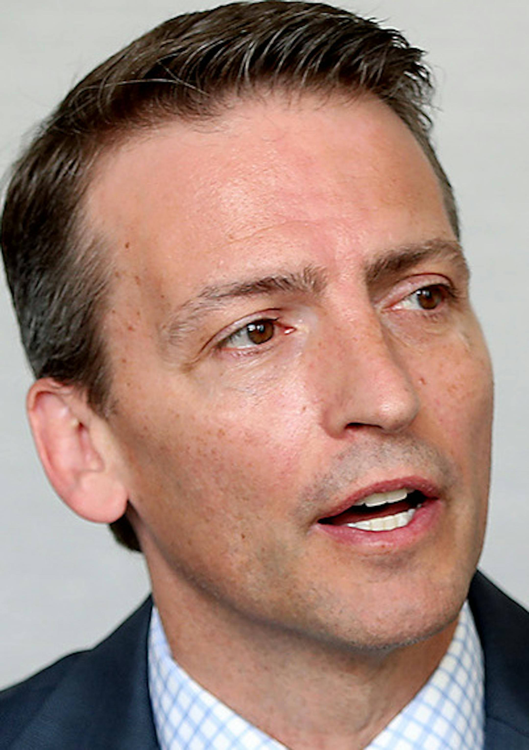 Minneapolis Schools Superintendent Ed Graff addressed the media at the Davis Service Center, Thursday, May 24, 2018 in Minneapolis, MN. ] ELIZABETH FLORES ï liz.flores@startribune.com