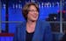Sen. Amy Klobuchar appeared on "The Late Show With Stephen Colbert."