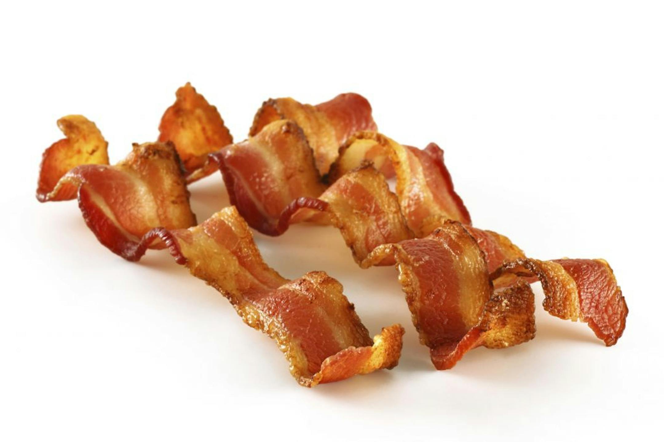 ISTOCK bacon strips isolated pork meat